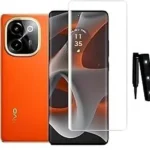 mpered Glass Guard for Vivo T3 Pro 5G, Vivo T3 Pro (BLK GLS)  (Pack of 1)