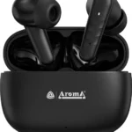 Aroma NB126 Berry V5.4 Upto 60Hr Playtime* Dual Paring, Fast Charging, Heavy Bass Bluetooth  (Graphite Black, True Wireless)