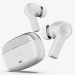 boAt Airdopes Flex 454 ANC w/32dB ANC, Multi Point Connectivity & Smart Features Bluetooth  (Zinc White, True Wireless)