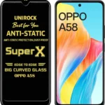 Tempered Glass Guard for OPPO A58  (Pack of 1)